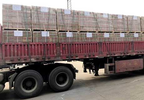 Sending Refractory Bricks To Korea