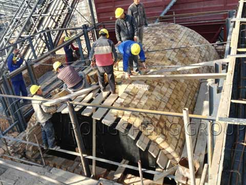 Construction of Furnace Refractory Lining